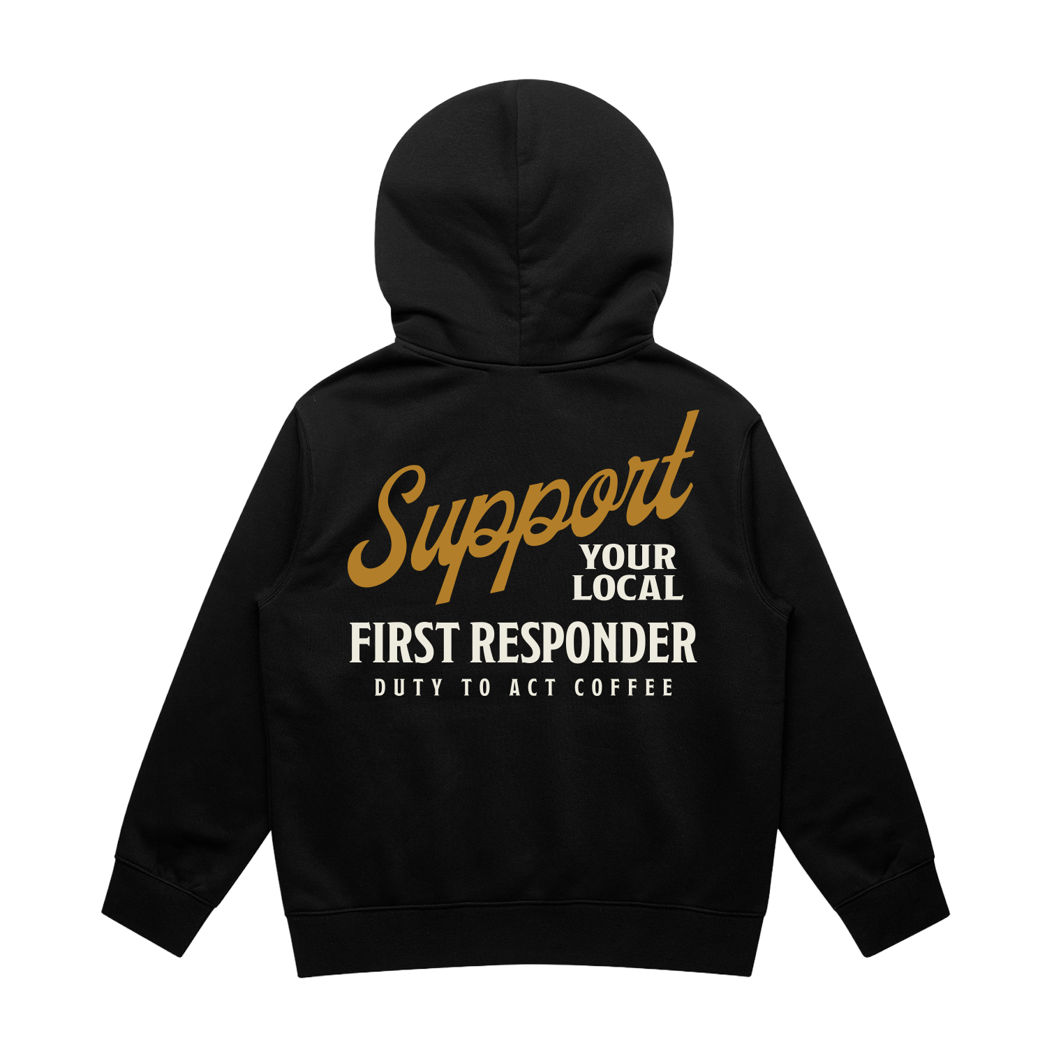 Support Your Local First Responder Kids Hoodie
