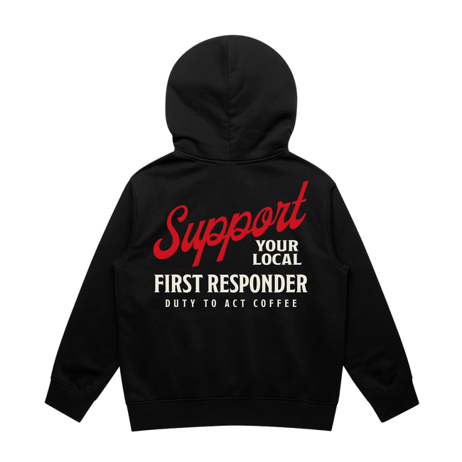 Support Your Local First Responder Kids Hoodie