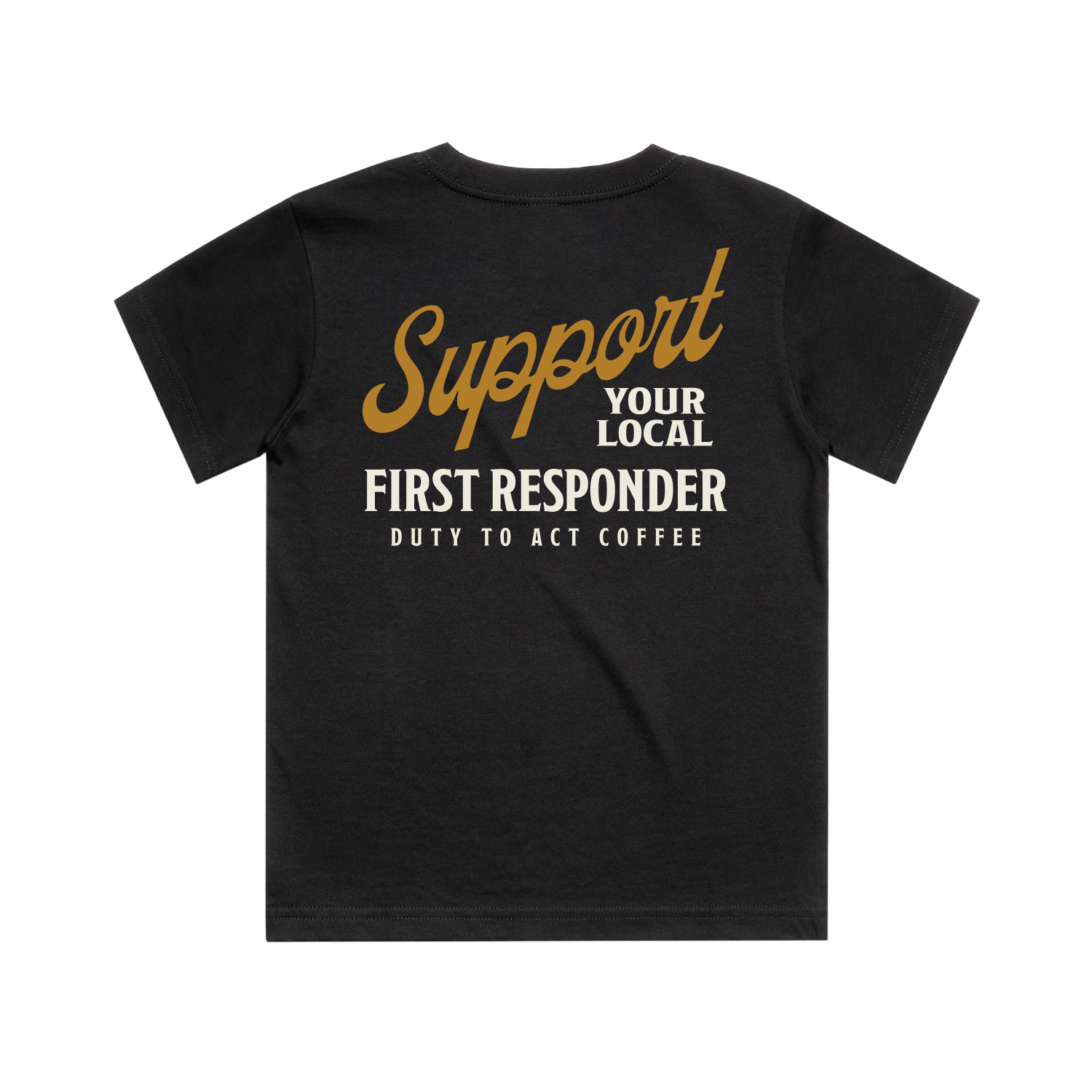 Support Your Local First Responder Kids T-Shirt