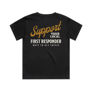 Support Your Local First Responder Kids T-Shirt