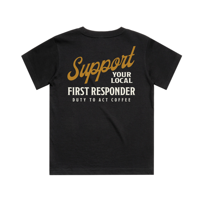 Support Your Local First Responder Kids T-Shirt