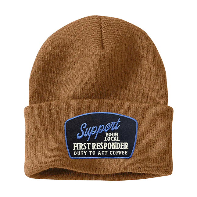 Support Your Local First Responder Carhartt Beanie
