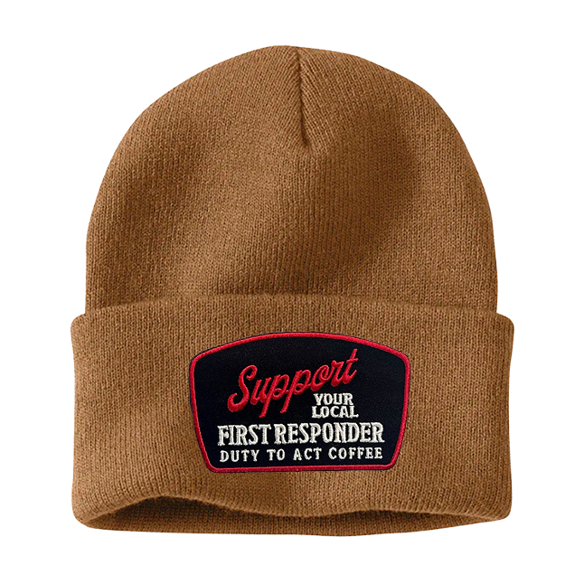 Support Your Local First Responder Carhartt Beanie