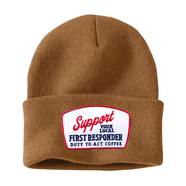 Support Your Local First Responder Carhartt Beanie
