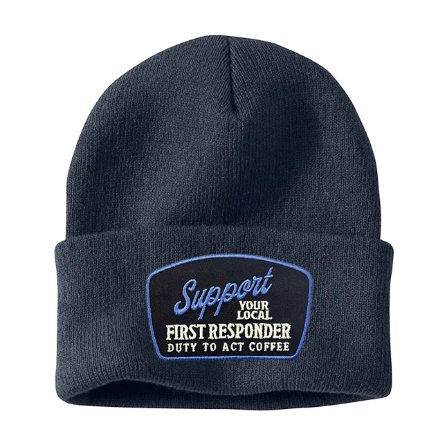 Support Your Local First Responder Carhartt Beanie