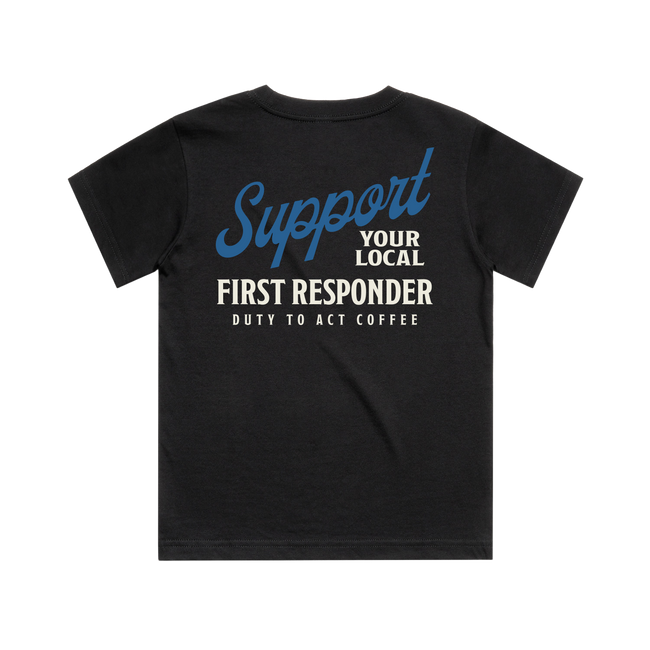 Support Your Local First Responder Kids T-Shirt