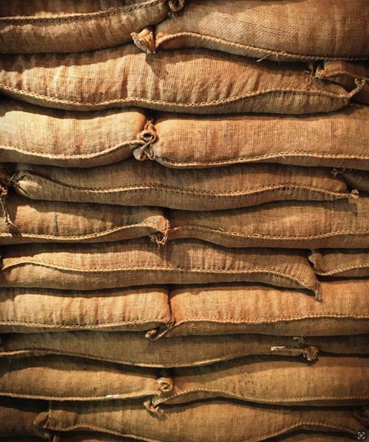 Burlap sacks